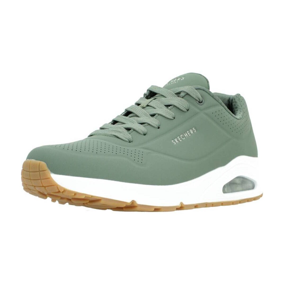 Skor Herr Sneakers Skechers STAND ON AIR Grön