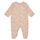 textil Flickor Pyjamas/nattlinne Petit Bateau LAUNA Rosa / Vit