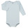textil Barn Pyjamas/nattlinne Petit Bateau BODY US ML LOVSCOTCH PACK X3 Marin / Beige / Vit