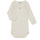 textil Flickor Pyjamas/nattlinne Petit Bateau BODY US ML CLOUDY PACK X3 Rosa / Vit