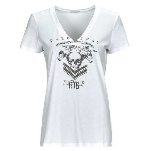 textil Dam T-shirts Ikks BX10575 Vit