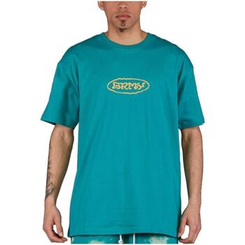 textil Herr T-shirts Grimey  Blå