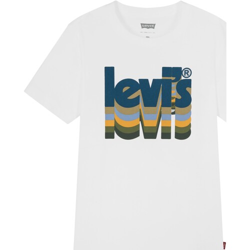 textil Flickor T-shirts Levi's 212103 Vit