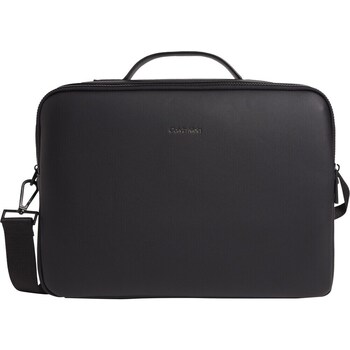 Väskor Väskor Calvin Klein Jeans Must Pique 2G Conv Laptop Bag Svart