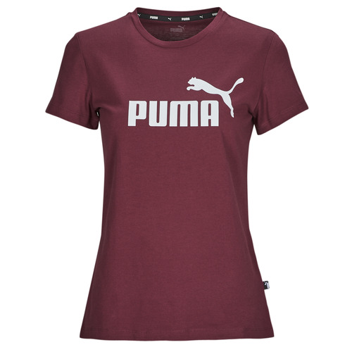 textil Dam T-shirts Puma ESS LOGO TEE (S) Lila