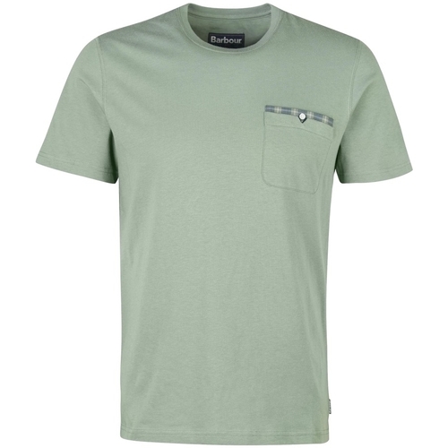 textil Herr T-shirts & Pikétröjor Barbour Tayside T-Shirt - Agave Green Grön