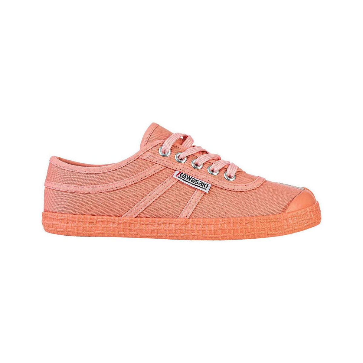 Skor Dam Sneakers Kawasaki Color Block Shoe K202430 4144 Shell Pink Rosa