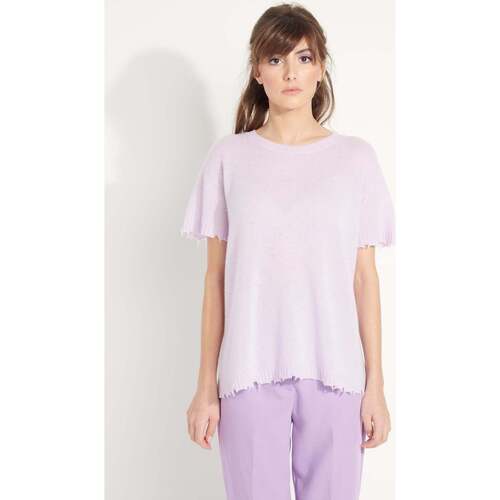 textil Dam T-shirts Studio Cashmere8 AVA 6 Violett