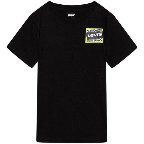 textil Pojkar T-shirts Levi's  Svart