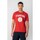 textil Herr T-shirts Champion Stanford University Röd
