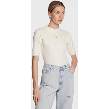 textil Dam T-shirts & Pikétröjor Ck Jeans  Flerfärgad