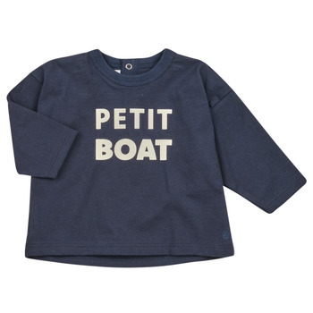 textil Barn Sweatshirts Petit Bateau LUNE Marin