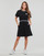 textil Dam Korta klänningar Karl Lagerfeld IKONIK 2.0 T-SHIRT DRESS Svart