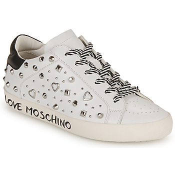 Skor Dam Sneakers Love Moschino FREE LOVE Vit