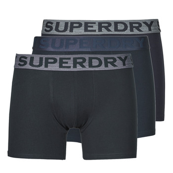 Underkläder Herr Boxershorts Superdry BOXER TRIPLE PACK Marin