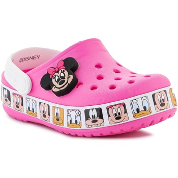 Skor Flickor Sandaler Crocs FL Minnie Mouse Band Kids Clog T 207720-6QQ Rosa
