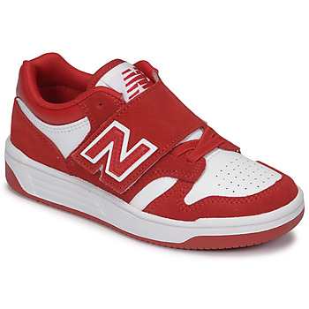 Skor Barn Sneakers New Balance 480 Röd / Vit