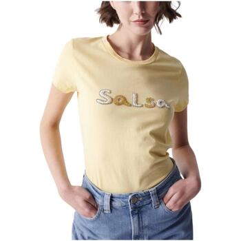textil Dam T-shirts Salsa  Gul