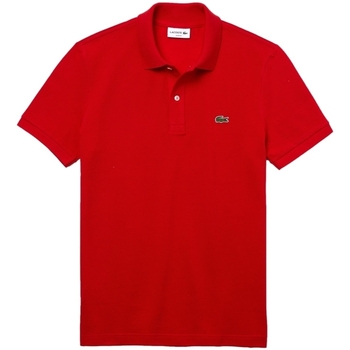 textil Herr T-shirts & Pikétröjor Lacoste Slim Fit Polo - Rouge Röd