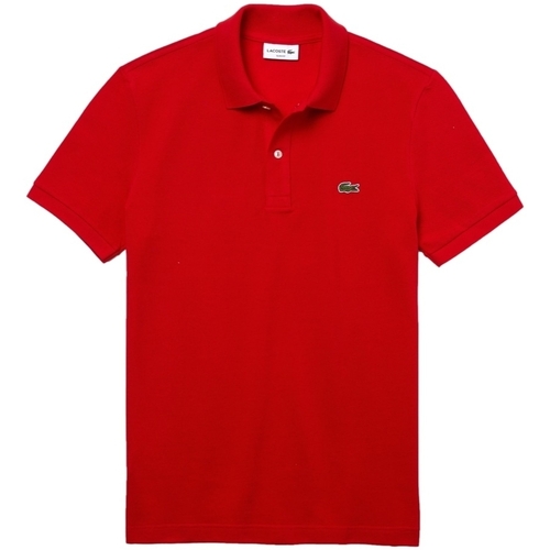 textil Herr T-shirts & Pikétröjor Lacoste Slim Fit Polo - Rouge Röd