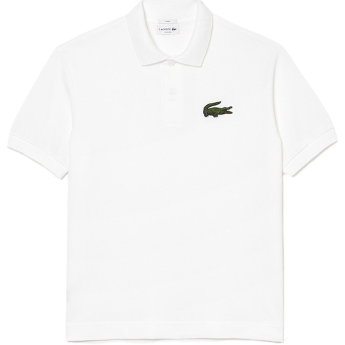 textil Herr T-shirts & Pikétröjor Lacoste Unisex Loose Fit Polo - Blanc Vit