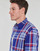 textil Herr Långärmade skjortor Tommy Jeans TJM CLSC ESSENTIAL CHECK SHIRT Marin / Vit / Röd