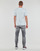 textil Herr T-shirts Tommy Jeans TJM CLSC SMALL TEXT TEE Blå / Himmelsblå