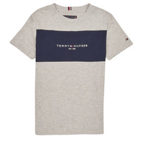 textil Pojkar T-shirts Tommy Hilfiger ESSENTIAL COLORBLOCK TEE S/S Grå