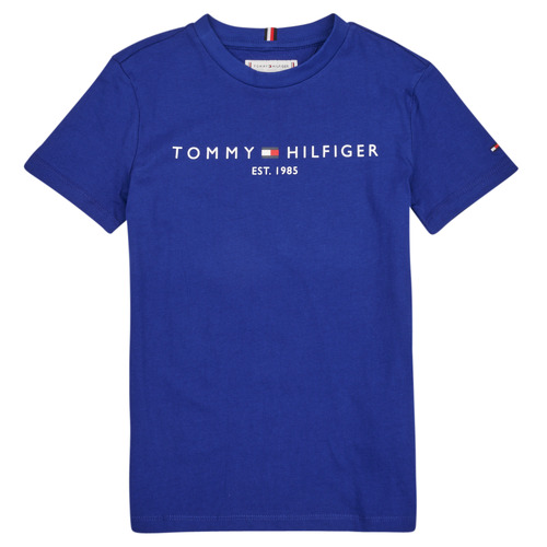 textil Barn T-shirts Tommy Hilfiger ESTABLISHED LOGO Blå