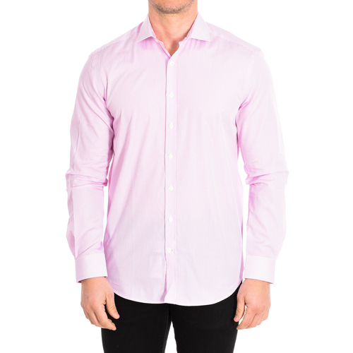 textil Herr Långärmade skjortor CafÃ© Coton JUNO6-33LS Flerfärgad