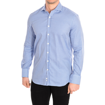 textil Herr Långärmade skjortor CafÃ© Coton NAIRN3-55DC Blå