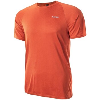 textil Herr T-shirts Hi-Tec Makkio Orange