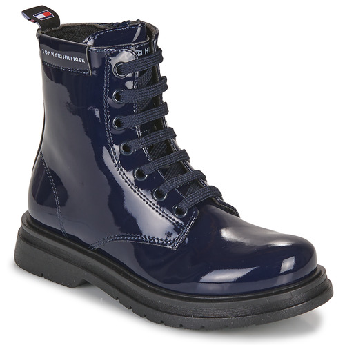 Skor Flickor Boots Tommy Hilfiger T4A5-33031-0775800-C Marin