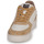 Skor Dam Sneakers Victoria 1258222CUERO Vit / Brun / Guldfärgad