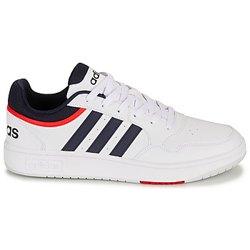 Adidas Sportswear HOOPS 3.0 Vit / Marin / Röd