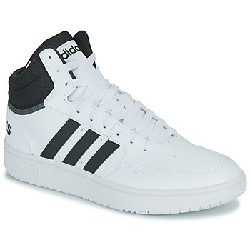 Skor Höga sneakers Adidas Sportswear HOOPS 3.0 MID Vit / Svart