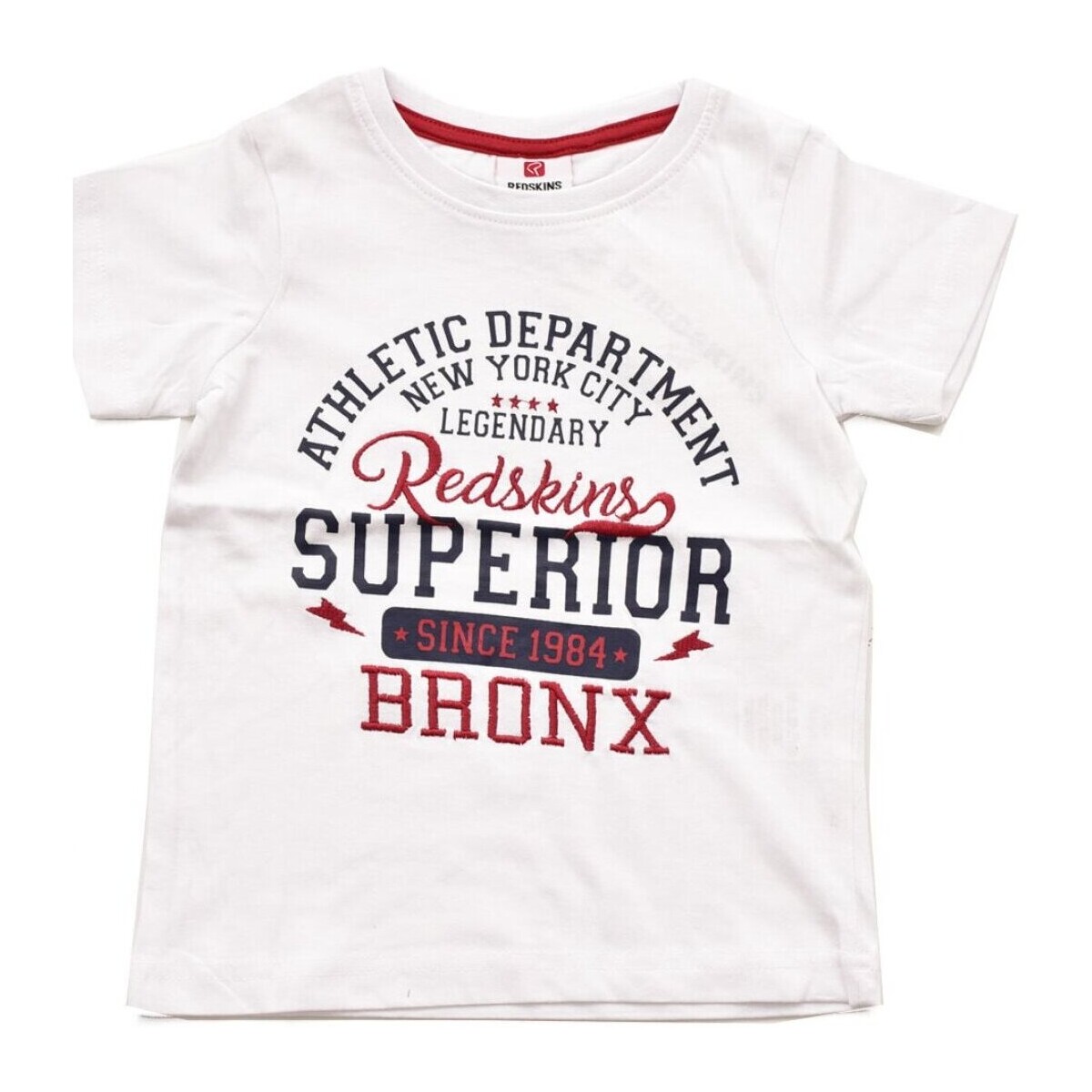 textil Barn T-shirts & Pikétröjor Redskins RS2154 Vit