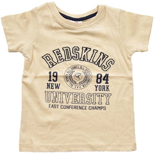 textil Barn T-shirts & Pikétröjor Redskins RS2224 Beige