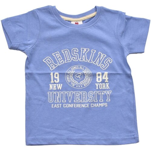 textil Barn T-shirts & Pikétröjor Redskins RS2224 Blå