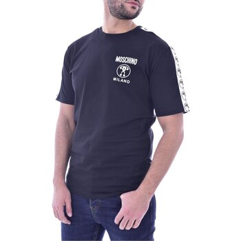 textil Herr T-shirts Moschino ZPJ0708 2041 Svart