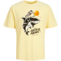 textil Pojkar T-shirts Jack & Jones  Gul