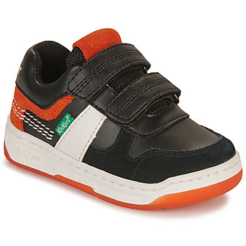 Skor Pojkar Sneakers Kickers KALIDO Svart / Orange