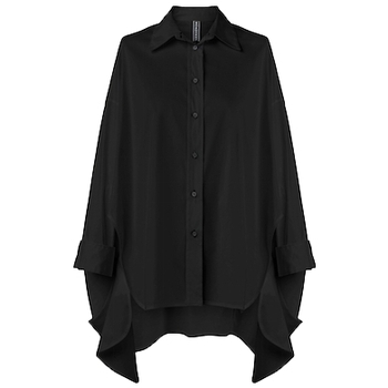 textil Dam Blusar Wendy Trendy Camisa 110938 - Black Svart