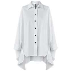 textil Dam Blusar Wendy Trendy Camisa 110938 - White Vit