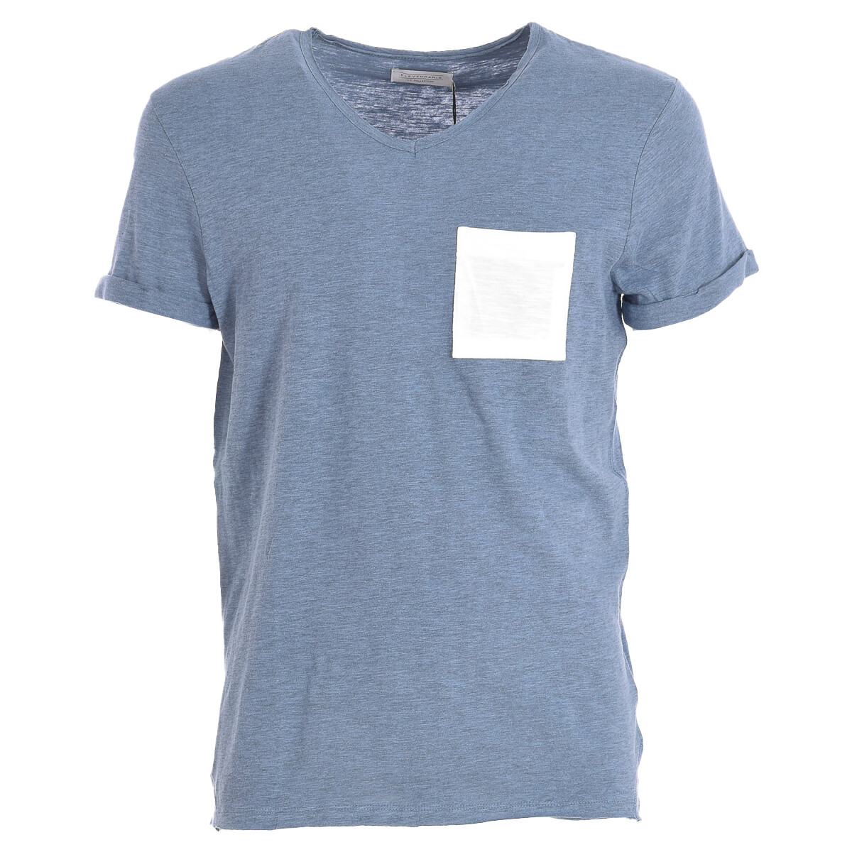 textil Dam Långärmade T-shirts Eleven Paris 17S1TS26-M0712 Blå