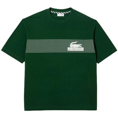 textil Herr T-shirts Lacoste CAMISETA HOMBRE   LOOSE FIT TH5590 Grön