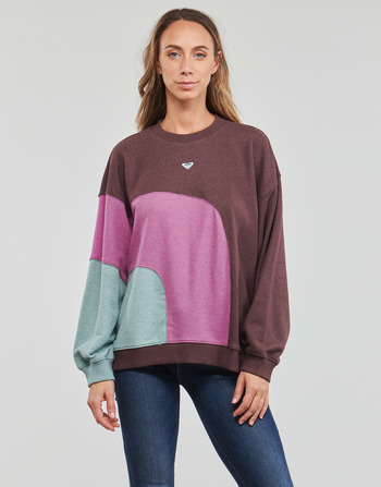 textil Dam Sweatshirts Roxy HAPPY DAIZE Flerfärgad