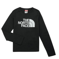 textil Barn Långärmade T-shirts The North Face Teen L/S Easy Tee Svart