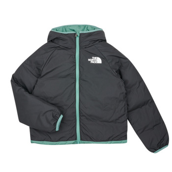 The North Face Boys North DOWN reversible hooded jacket Svart / Grön
