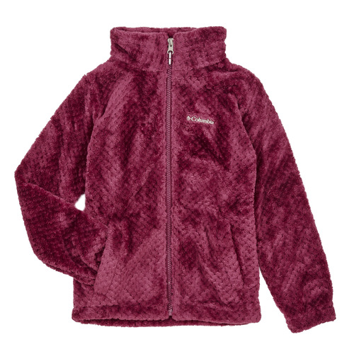 textil Flickor Fleecetröja Columbia Fire Side Sherpa Full Zip Violett